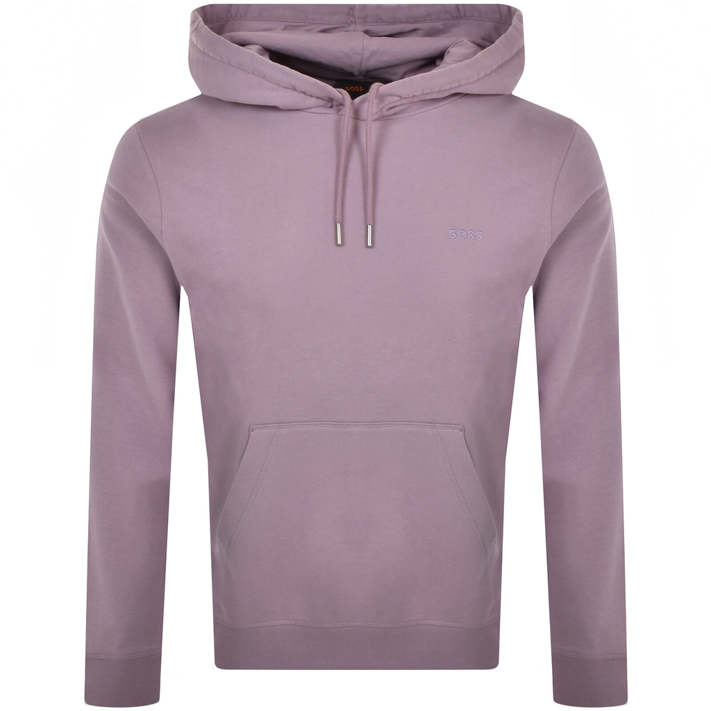 Hugo Boss BOSS We Peach Pullover Hoodie Purple